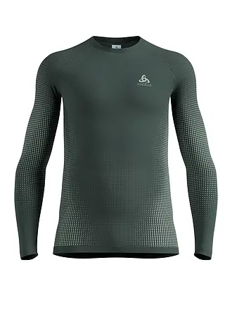ODLO | Camiseta funcional para hombre WARM ECO Baselayer | grau